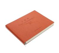 Libro de Contabilidad Diario Conciso de Cuero Sintético Marrón | Manual de Formas Versátiles, Papel Ligero, Estilo Simple y Elegante, Fácil de Guardar y Llevar