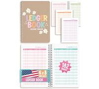 Libro de contabilidad para pequeñas empresas y uso personal, libros de contabilidad para contabilidad, cuaderno de seguimiento de gastos, libro de registro de contabilidad, libros de recibos y libros