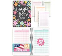 Libro de contabilidad para pequeñas empresas y uso personal, libros de contabilidad para contabilidad, cuaderno de seguimiento de gastos, libro de registro de contabilidad, libros de recibos y libros