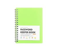 Libro de contraseñas con registro A-Z cuaderno de contraseñas con espiral para direcciones de Internet, credenciales e inicios de sesión personales, organizador de contraseñas compacto para la gestión