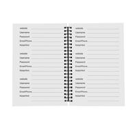 Libro de Contraseñas - Cuaderno Con Ilustraciones Creativas,Gestor de Claves | para Familia Amigos Adultos Hombres Mujeres Hogar Interior Oficina Estudio