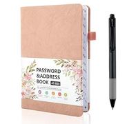 Libro de contraseñas, libreta de direcciones, libro de conducción, libro de contraseñas con registro A-Z y bolígrafos de gel, diario con código, libro de contraseñas, cuaderno A5, organizador para 480