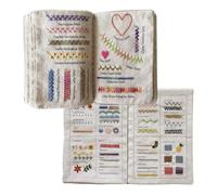 Libro De Costura, Instrucciones De Bordado Para Entusiastas De La Costura, Bricolaje, Libro De Puntadas De Bordado Creativo, Libro De Hojas Sueltas De Costura Familiar Para Elevar Las Habilidades