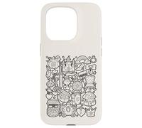 Libro de Cuentos de fantasía y Magia de Fairy Tale Doodles Carcasa para iPhone 15 Pro