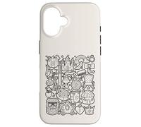 Libro de Cuentos de fantasía y Magia de Fairy Tale Doodles Carcasa para iPhone 16