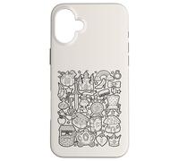 Libro de Cuentos de fantasía y Magia de Fairy Tale Doodles Carcasa para iPhone 16 Plus