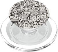 Libro de Cuentos de fantasía y Magia de Fairy Tale Doodles PopSockets PopGrip para MagSafe