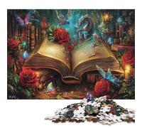 Libro de Cuentos mágicos Puzzles 300 Piezas Adultos para Decoración del Hogar Juego De Rompecabezas Cumpleaños Juegos Educativos Stress Relief 300pcs (40x28cm)