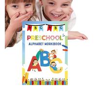 Libro de del Alfabeto | Cuaderno de Aprendizaje del Alfabeto Reutilizable,Juguetes educativos de Aprendizaje de Letras y Suministros Escolares para jardín de Infantes