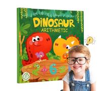 Libro de demostración de cálculo de fracturas magnéticas - Juguete educativo de descubrimiento de dibujos animados,Divertidos juegos de matemáticas,Para y niñas en vacaciones y cumpleaños casa