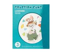 Libro de demostración de fracciones magnéticas | Rompecabezas Aprendizaje Matemático con Imanes | Prácticos para Escuela Primaria | Niñas Niños Niños y Niños Infantiles y Educación en el Hogar