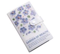 Libro de desafío de ahorro de 100 días - Notebook portátil de pintura al óleo 3D para administrar facturas pagos con organizador, organizador de billetera para adultos, cobertura vibrante, tamaño prác