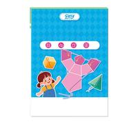 Libro de dibujo de geometría 3D - Juego de matemáticas con 12 modelos, juguete práctico interactivo | Formación MINT, centro de aula, recursos para profesores, aprendizaje en sala de juegos, educación