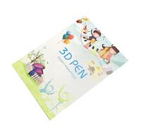 Libro de dibujo para 3D Pen, Painting Book 3D Printing Pen | Impresión de plantillas de papel | Plantilla de papel reutilizable de 40 patrones coloridos con 2 placas brillantes para niños