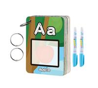 Libro De Dibujo Para - Cartas Para Colorear Alfabeto, Juguete Creativo | Actividad Interactiva Del Arte Del Agua Para Niños Y Niñas, 26 Learning Learning Libro Para Niños Pequeños, Un