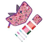 Libro de Dibujo para Niñas | Bloc de Dibujo Portátil y Reutilizable,Lindos Accesorios para Libreta de Bocetos,Para Viajes en Coche, Avión, Camping, Parque, Vacaciones Familiares, de