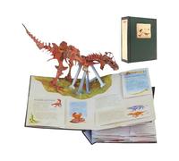 Libro de Dinosaurios para Niños Pequeños - Divertido Libro Desplegable De Dinosaurios Para Primeros Años | Juguetes Educativos De Criaturas Prehistóricas Realistas Para Juego Sensorial Educación Tempr