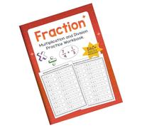 Libro de ejercicios de aritmética apto para estudiantes Entrenamiento de división de multiplicación Diseño liviano Libro de ejercicios de matemáticas sostenible Libro de ejercicios de matemáticas