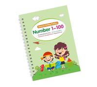 Libro de ejercicios de escritura a mano con ranuras mágicas, libro de ejercicios para niños en edad preescolar, practicar habilidades de escritura, trazar letras inglesas