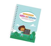 Libro de ejercicios de escritura a mano con ranuras mágicas, libro de ejercicios para niños en edad preescolar, practicar habilidades de escritura, trazar letras inglesas