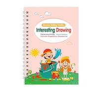Libro de ejercicios de escritura a mano con ranuras mágicas, libro de ejercicios para niños en edad preescolar, practicar habilidades de escritura, trazar letras inglesas