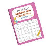 Libro de ejercicios de operaciones de suma y resta, 21 hojas, libro de ejercicios de operaciones matemáticas para estudiantes, libro de ejercicios de matemáticas para niños en edad preescolar