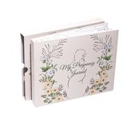 Libro de embarazo para bebé con texto en inglés "Expecting Women First Time Mom" de tapa dura, planificador de embarazo, diario de hospital