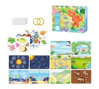 Libro de Empleo | Aprendizaje cognitivo Orientado a la Educación - Juguetes Educativos, Para Diversión Familiar, Entretenimiento Infantil, Promoción de la curiosidad, Actividades de Interior Hogar y