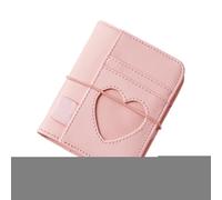 Libro de escritura - Planificador de cien hojas desmontables, cinco puntos, dieciséis por cuatro puntos, trece pulgadas, cubierta con emblema en forma de corazón, memorando de piel sintética |