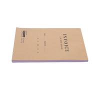 Libro de Facturas Fiscales Bilingüe de Dos Partes en Papel