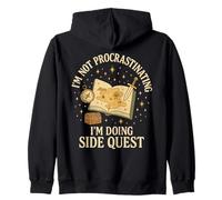 Libro de fantasía I Am Not Procrastinating I Am Doing Side Quest Sudadera con Capucha