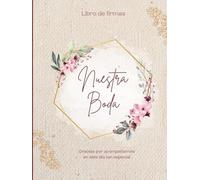 Libro de firmas boda - Motivos florales