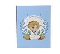 Libro de firmas comunión niño o niña, Libro de recuerdos fotos comunión, 29.5x23.5cm, Niño o Niña,Tapa dura, Detalles comunión, Regalo primera comunión,Recuerdos Comunión, Regalantes (Libro Niño Azul)