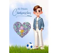 Libro de Firmas Mi Primera Comunión niño Marinero Fútbol. Fotos y recuerdos