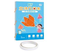 Libro de formas 3D para el de aprendizaje de geometría con cuerdas actividades de práctica Exploración para adolescentes para principiantes aula de la escuela para el hogar viajes a salón de jardines