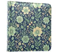 Libro de fotos bohemio con tapa de piel sintética, color azul marino | Álbumes grandes, capa protectora impermeable, 20 hojas desmontables, para bodas, bebés, viajes, graduación