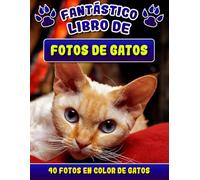 Libro de Fotos de Gatos: Hermosas Imágenes de Gatos y Gatitos | Fotolibro Relajante para Niños, Adultos y Personas Mayores con Alzheimer o Demencia