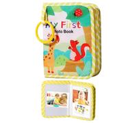 Libro de fotos para bebé | Álbum de fotos para el crecimiento de los niños, paño suave para el crecimiento | para familias de acogida apasionadas por fotógrafos de primer cumpleaños