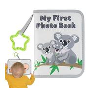 Libro de fotos para niños pequeños | Libro de fotos de tela suave con dibujo de koala para niña pequeña,Álbu de recuerdos del primer año Regalo de despedida de soltera Regalo nuevo para niños Fovolat