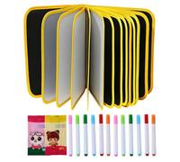 Libro De Garabatos Reutilizable - Bloc De Dibujo Portátil, Bloque De Garabatos Borrable Para Niños Chicos Niñas | Guardería Infantil En Casa Guardería Casa Aula Viaje Sa