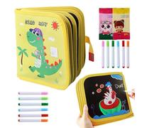 Libro De Garabatos Reutilizable - Unidad Pequeña De 8 Páginas De Rosa, Kit De Almohadillas De Garabato Borrables, Libro De Texto De Aprendizaje De Escritura Y Bocetos Reutilizable Sin Desorde