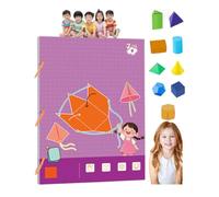 Libro de Geometría 3D con Cuerda Trenzada: Aprende Fórmulas de Volumen y Área (9-Model)