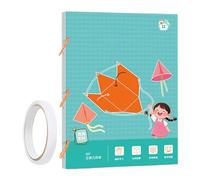 Libro de geometría 3D para niños, guía de fórmula interactiva, ayuda de estudio de volumen y área, geometría para principiantes con modelos geométricos sólidos de 9/12/15 para aprendizaje STEM y uso