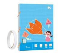 Libro de geometría de matemáticas, libro de aprendizaje de geometría 3D con cuerpos de 9/12/15 cuerpos - Juego de con cuerda para adolescentes, niñas, principiantes, escuela en casa