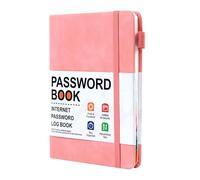 Libro De Gestión De Contraseñas Segura - Registro Compacto De Contraseñas | Práctico Diario De Contraseñas De Internet Con Tarjetas Alfabéticas, Cuaderno De Bolsillo Para El Registro De Direcciones