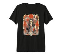 Libro de hechizos con Calaveras de la Biblioteca Oculta de Brujas de Dark Academia Camiseta Premium