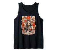 Libro de hechizos con Calaveras de la Biblioteca Oculta de Brujas de Dark Academia Camiseta sin Mangas