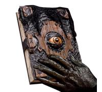 Libro de hechizos góticos - 23 cm gran figura de la muerte decoración mal de de grimorio para coleccionar accesorios espeluznantes | detallados de libros de Halloween para