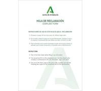 Libro de hojas de reclamaciones Andalucía versión 2022 (10 Juegos)
