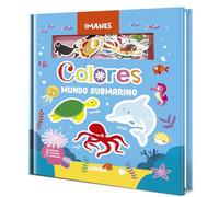 LIBRO DE IMANES: COLORES DEL MUNDO SUBMARINO (DIBUJO Y MANUALIDADES)